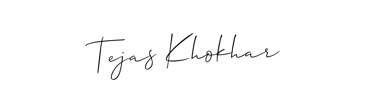 Here are the top 10 professional signature styles for the name Tejas Khokhar. These are the best autograph styles you can use for your name. Tejas Khokhar signature style 2 images and pictures png