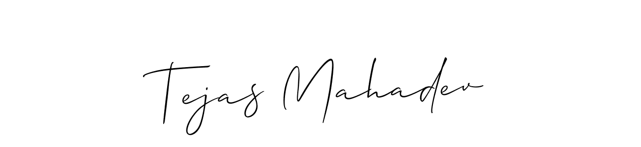How to Draw Tejas Mahadev signature style? Allison_Script is a latest design signature styles for name Tejas Mahadev. Tejas Mahadev signature style 2 images and pictures png