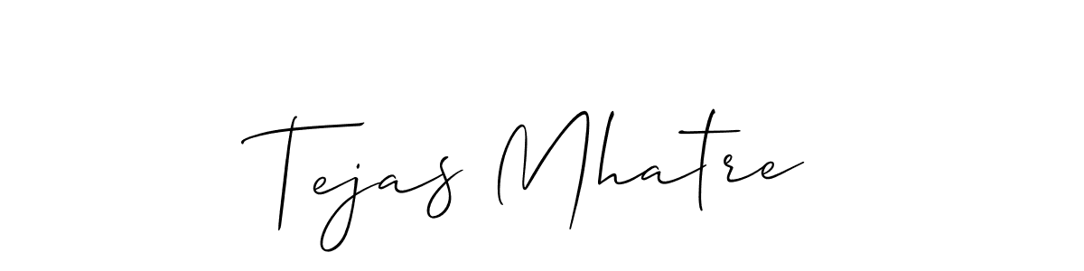 The best way (Allison_Script) to make a short signature is to pick only two or three words in your name. The name Tejas Mhatre include a total of six letters. For converting this name. Tejas Mhatre signature style 2 images and pictures png