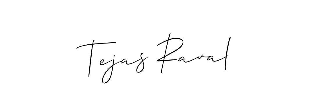 How to Draw Tejas Raval signature style? Allison_Script is a latest design signature styles for name Tejas Raval. Tejas Raval signature style 2 images and pictures png