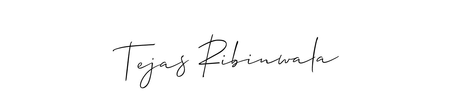 Make a beautiful signature design for name Tejas Ribinwala. Use this online signature maker to create a handwritten signature for free. Tejas Ribinwala signature style 2 images and pictures png