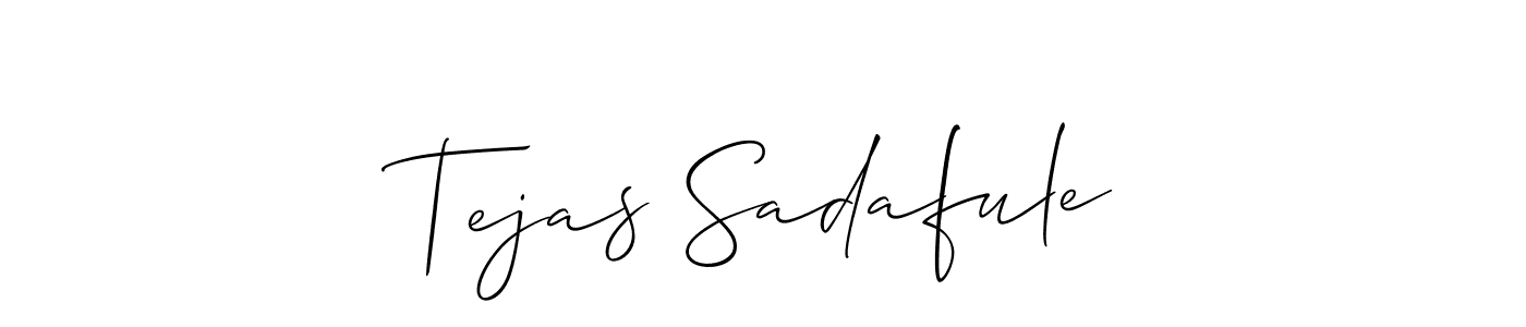 Make a beautiful signature design for name Tejas Sadafule. Use this online signature maker to create a handwritten signature for free. Tejas Sadafule signature style 2 images and pictures png