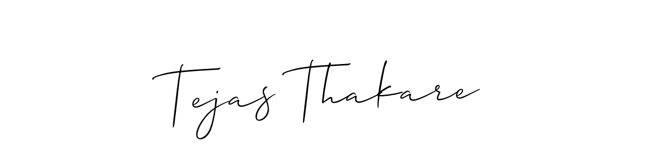 Tejas Thakare stylish signature style. Best Handwritten Sign (Allison_Script) for my name. Handwritten Signature Collection Ideas for my name Tejas Thakare. Tejas Thakare signature style 2 images and pictures png