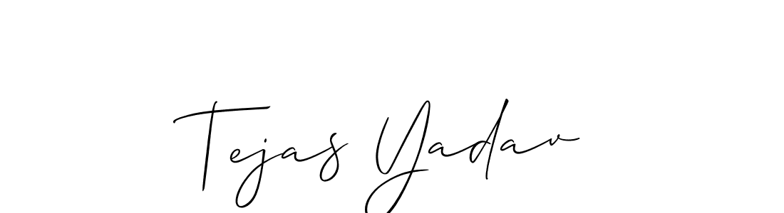 Make a beautiful signature design for name Tejas Yadav. Use this online signature maker to create a handwritten signature for free. Tejas Yadav signature style 2 images and pictures png