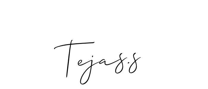 How to make Tejas.s signature? Allison_Script is a professional autograph style. Create handwritten signature for Tejas.s name. Tejas.s signature style 2 images and pictures png