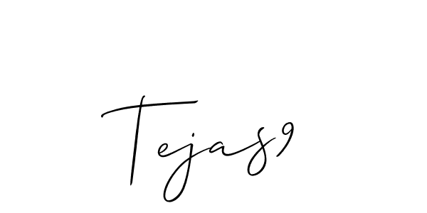 Tejas9 stylish signature style. Best Handwritten Sign (Allison_Script) for my name. Handwritten Signature Collection Ideas for my name Tejas9. Tejas9 signature style 2 images and pictures png