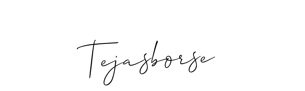Tejasborse stylish signature style. Best Handwritten Sign (Allison_Script) for my name. Handwritten Signature Collection Ideas for my name Tejasborse. Tejasborse signature style 2 images and pictures png