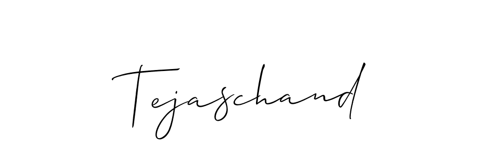 You should practise on your own different ways (Allison_Script) to write your name (Tejaschand) in signature. don't let someone else do it for you. Tejaschand signature style 2 images and pictures png