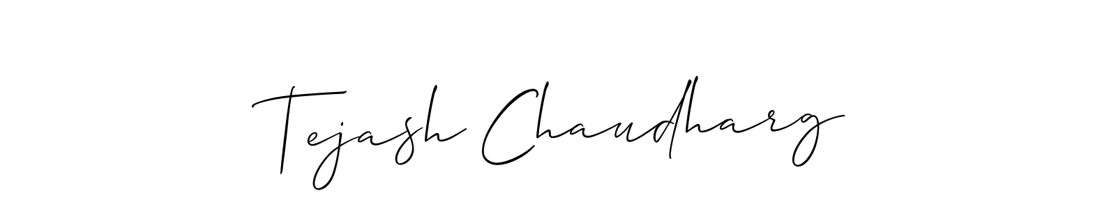 This is the best signature style for the Tejash Chaudharg name. Also you like these signature font (Allison_Script). Mix name signature. Tejash Chaudharg signature style 2 images and pictures png