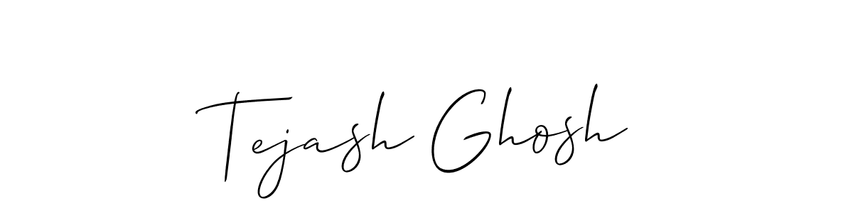 You should practise on your own different ways (Allison_Script) to write your name (Tejash Ghosh) in signature. don't let someone else do it for you. Tejash Ghosh signature style 2 images and pictures png