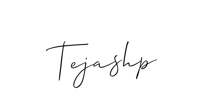 How to make Tejashp name signature. Use Allison_Script style for creating short signs online. This is the latest handwritten sign. Tejashp signature style 2 images and pictures png