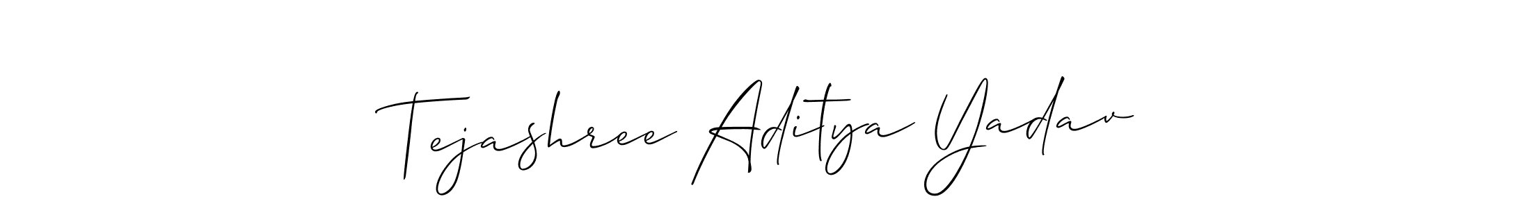 Make a beautiful signature design for name Tejashree Aditya Yadav. Use this online signature maker to create a handwritten signature for free. Tejashree Aditya Yadav signature style 2 images and pictures png