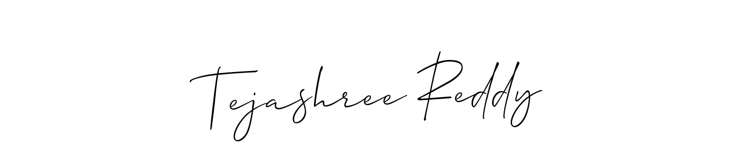 This is the best signature style for the Tejashree Reddy name. Also you like these signature font (Allison_Script). Mix name signature. Tejashree Reddy signature style 2 images and pictures png