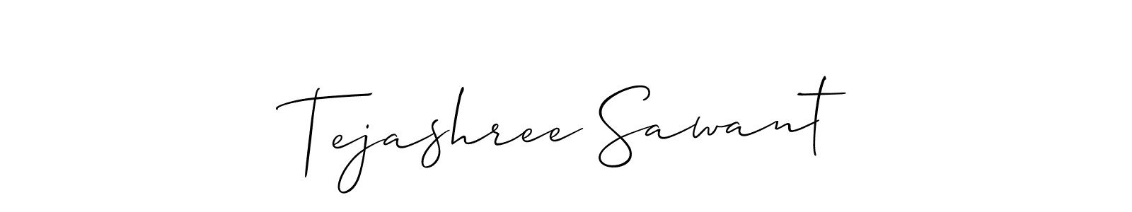 Create a beautiful signature design for name Tejashree Sawant. With this signature (Allison_Script) fonts, you can make a handwritten signature for free. Tejashree Sawant signature style 2 images and pictures png