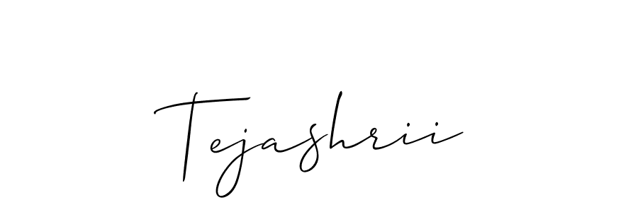 Best and Professional Signature Style for Tejashrii. Allison_Script Best Signature Style Collection. Tejashrii signature style 2 images and pictures png