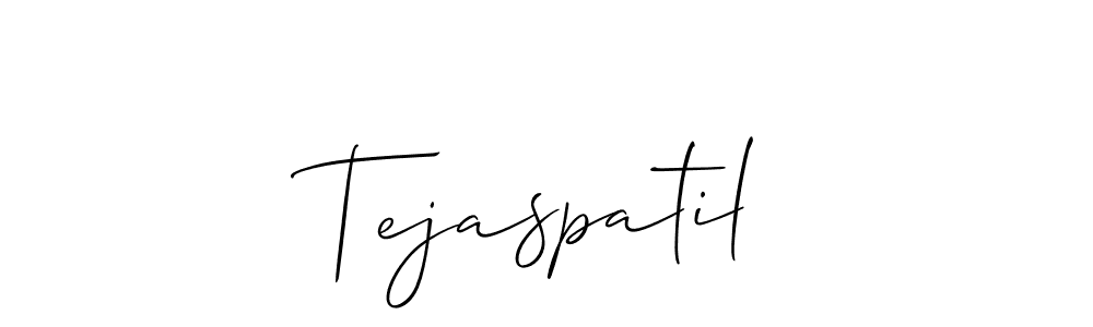 Make a short Tejaspatil signature style. Manage your documents anywhere anytime using Allison_Script. Create and add eSignatures, submit forms, share and send files easily. Tejaspatil signature style 2 images and pictures png