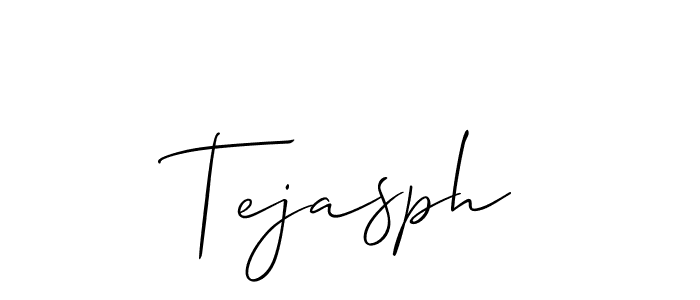 Tejasph stylish signature style. Best Handwritten Sign (Allison_Script) for my name. Handwritten Signature Collection Ideas for my name Tejasph. Tejasph signature style 2 images and pictures png