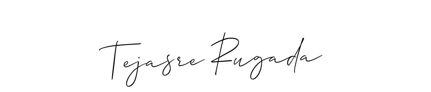 You can use this online signature creator to create a handwritten signature for the name Tejasre Rugada. This is the best online autograph maker. Tejasre Rugada signature style 2 images and pictures png