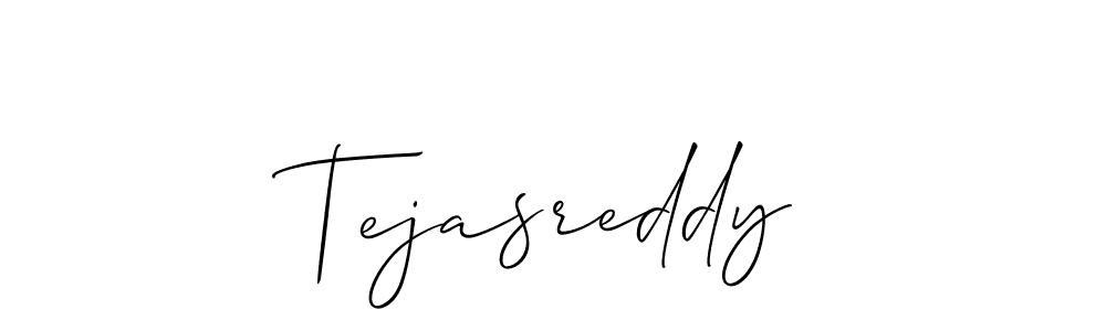 How to make Tejasreddy signature? Allison_Script is a professional autograph style. Create handwritten signature for Tejasreddy name. Tejasreddy signature style 2 images and pictures png