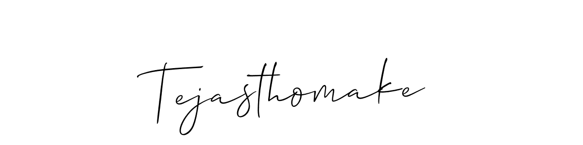 This is the best signature style for the Tejasthomake name. Also you like these signature font (Allison_Script). Mix name signature. Tejasthomake signature style 2 images and pictures png