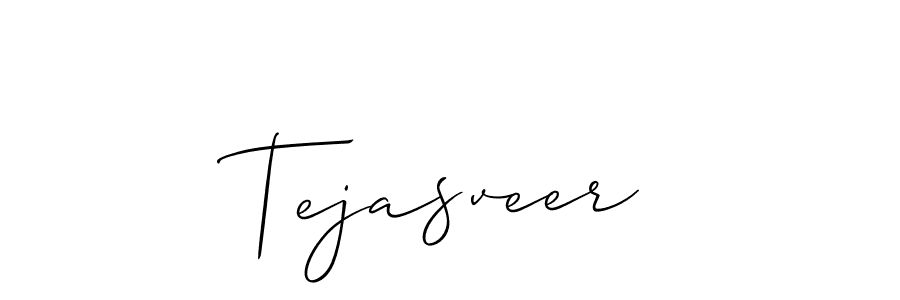 You should practise on your own different ways (Allison_Script) to write your name (Tejasveer) in signature. don't let someone else do it for you. Tejasveer signature style 2 images and pictures png