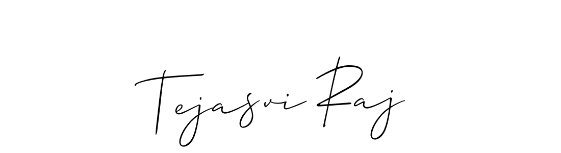 How to make Tejasvi Raj signature? Allison_Script is a professional autograph style. Create handwritten signature for Tejasvi Raj name. Tejasvi Raj signature style 2 images and pictures png