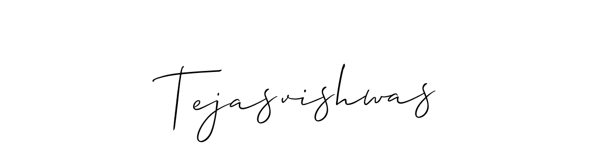 Also we have Tejasvishwas name is the best signature style. Create professional handwritten signature collection using Allison_Script autograph style. Tejasvishwas signature style 2 images and pictures png