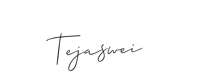 Best and Professional Signature Style for Tejaswei. Allison_Script Best Signature Style Collection. Tejaswei signature style 2 images and pictures png