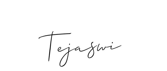 This is the best signature style for the Tejaswi name. Also you like these signature font (Allison_Script). Mix name signature. Tejaswi signature style 2 images and pictures png