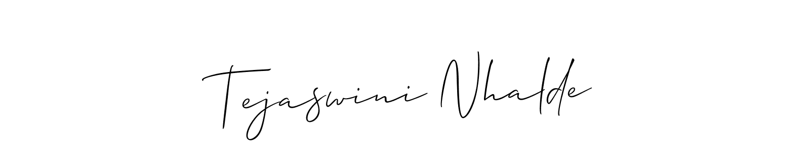 Once you've used our free online signature maker to create your best signature Allison_Script style, it's time to enjoy all of the benefits that Tejaswini Nhalde name signing documents. Tejaswini Nhalde signature style 2 images and pictures png