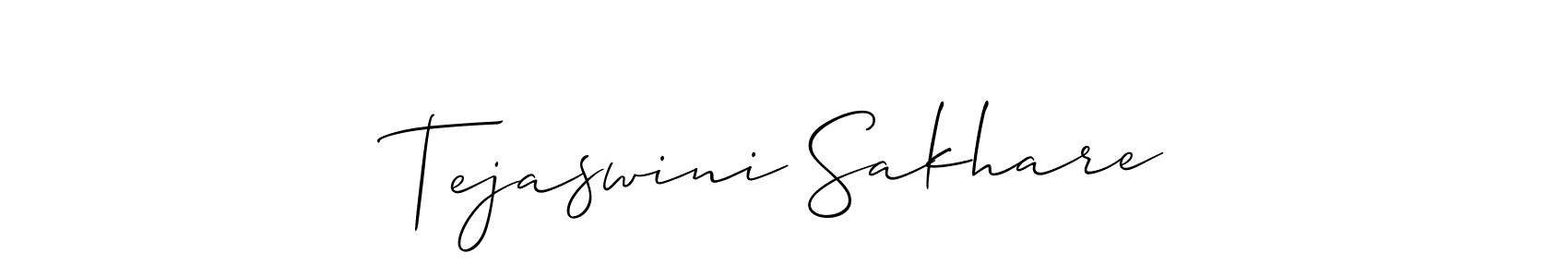 Once you've used our free online signature maker to create your best signature Allison_Script style, it's time to enjoy all of the benefits that Tejaswini Sakhare name signing documents. Tejaswini Sakhare signature style 2 images and pictures png