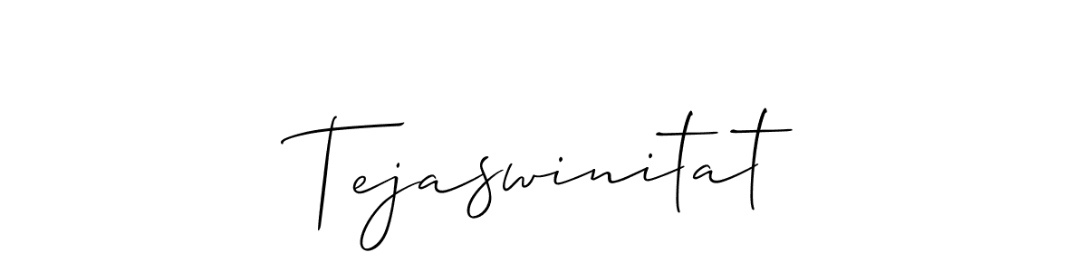 Make a short Tejaswinitat signature style. Manage your documents anywhere anytime using Allison_Script. Create and add eSignatures, submit forms, share and send files easily. Tejaswinitat signature style 2 images and pictures png