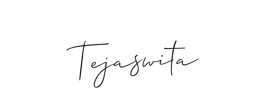 Make a beautiful signature design for name Tejaswita. With this signature (Allison_Script) style, you can create a handwritten signature for free. Tejaswita signature style 2 images and pictures png