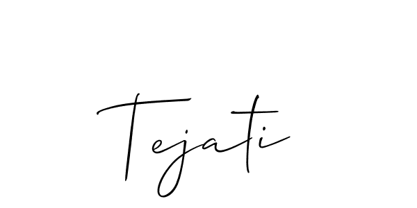 Create a beautiful signature design for name Tejati. With this signature (Allison_Script) fonts, you can make a handwritten signature for free. Tejati signature style 2 images and pictures png