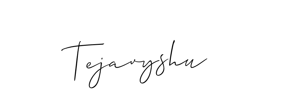 Also we have Tejavyshu name is the best signature style. Create professional handwritten signature collection using Allison_Script autograph style. Tejavyshu signature style 2 images and pictures png