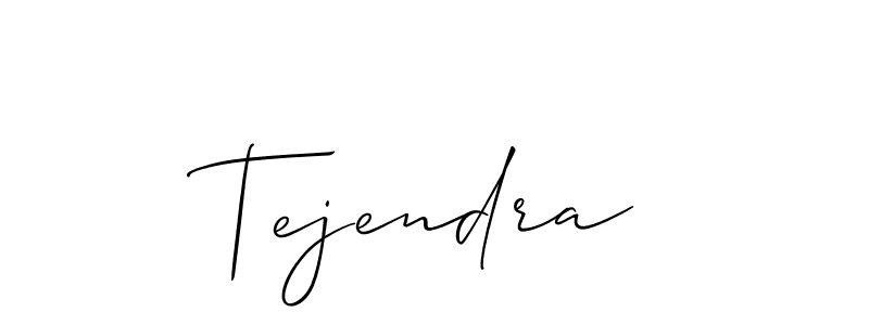 if you are searching for the best signature style for your name Tejendra. so please give up your signature search. here we have designed multiple signature styles  using Allison_Script. Tejendra signature style 2 images and pictures png