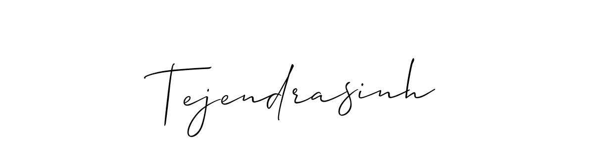 Best and Professional Signature Style for Tejendrasinh. Allison_Script Best Signature Style Collection. Tejendrasinh signature style 2 images and pictures png