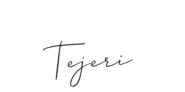This is the best signature style for the Tejeri name. Also you like these signature font (Allison_Script). Mix name signature. Tejeri signature style 2 images and pictures png