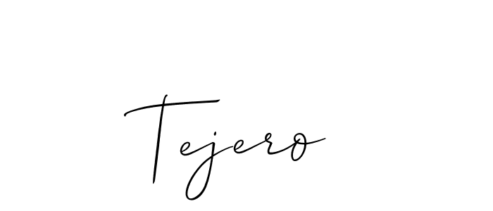 Tejero  stylish signature style. Best Handwritten Sign (Allison_Script) for my name. Handwritten Signature Collection Ideas for my name Tejero . Tejero  signature style 2 images and pictures png