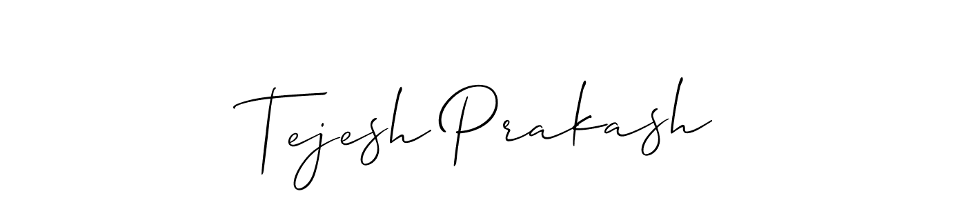 Once you've used our free online signature maker to create your best signature Allison_Script style, it's time to enjoy all of the benefits that Tejesh Prakash name signing documents. Tejesh Prakash signature style 2 images and pictures png