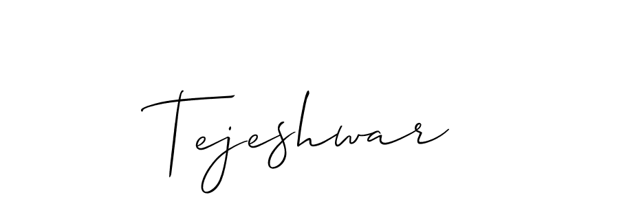 How to Draw Tejeshwar signature style? Allison_Script is a latest design signature styles for name Tejeshwar. Tejeshwar signature style 2 images and pictures png