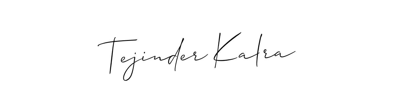 Make a beautiful signature design for name Tejinder Kalra. Use this online signature maker to create a handwritten signature for free. Tejinder Kalra signature style 2 images and pictures png