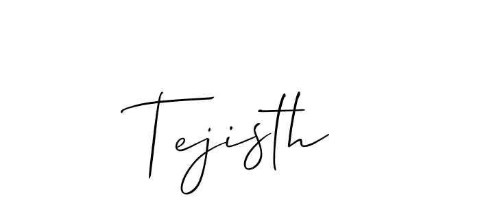 Make a beautiful signature design for name Tejisth. Use this online signature maker to create a handwritten signature for free. Tejisth signature style 2 images and pictures png