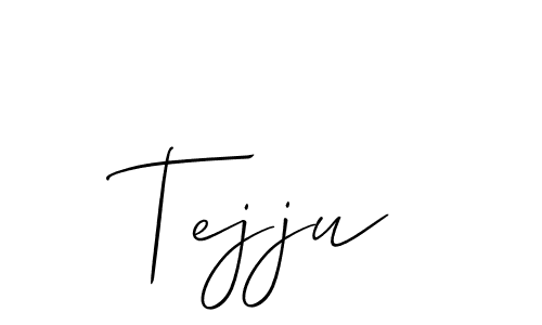 How to make Tejju name signature. Use Allison_Script style for creating short signs online. This is the latest handwritten sign. Tejju signature style 2 images and pictures png