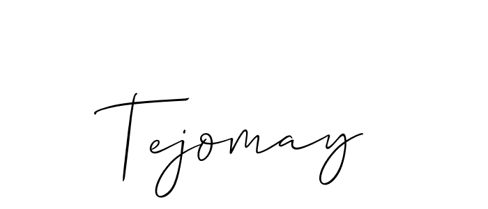 You should practise on your own different ways (Allison_Script) to write your name (Tejomay) in signature. don't let someone else do it for you. Tejomay signature style 2 images and pictures png