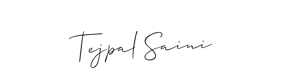 You should practise on your own different ways (Allison_Script) to write your name (Tejpal Saini) in signature. don't let someone else do it for you. Tejpal Saini signature style 2 images and pictures png