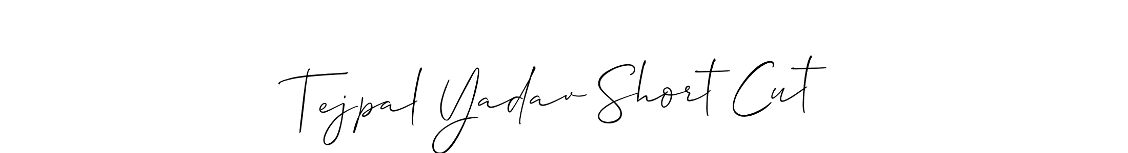 if you are searching for the best signature style for your name Tejpal Yadav Short Cut. so please give up your signature search. here we have designed multiple signature styles  using Allison_Script. Tejpal Yadav Short Cut signature style 2 images and pictures png