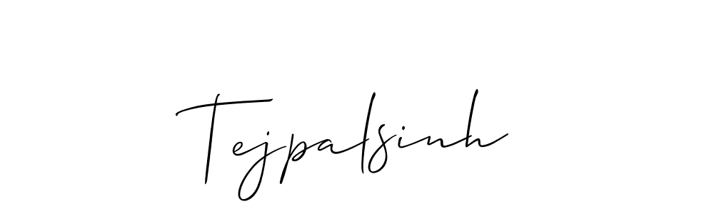 Also You can easily find your signature by using the search form. We will create Tejpalsinh name handwritten signature images for you free of cost using Allison_Script sign style. Tejpalsinh signature style 2 images and pictures png