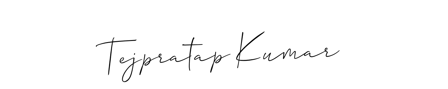 Tejpratap Kumar stylish signature style. Best Handwritten Sign (Allison_Script) for my name. Handwritten Signature Collection Ideas for my name Tejpratap Kumar. Tejpratap Kumar signature style 2 images and pictures png