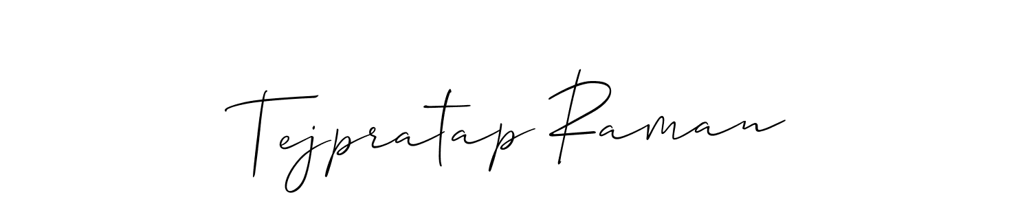 You can use this online signature creator to create a handwritten signature for the name Tejpratap Raman. This is the best online autograph maker. Tejpratap Raman signature style 2 images and pictures png